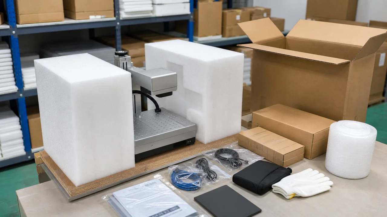 Packing Compact Machines Safely for Export and Delivery
